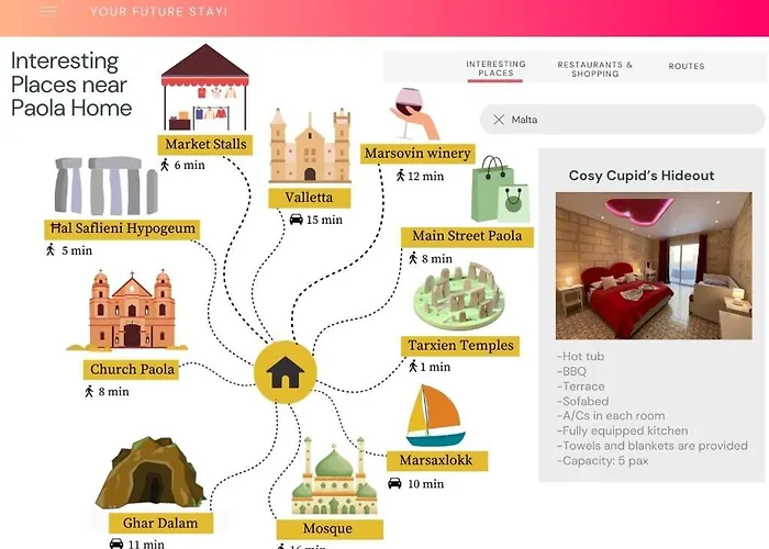 Dom wakacyjny Cosy Cupids Hideout Hot Tub And Bbq - 4km Away From Airport Paola